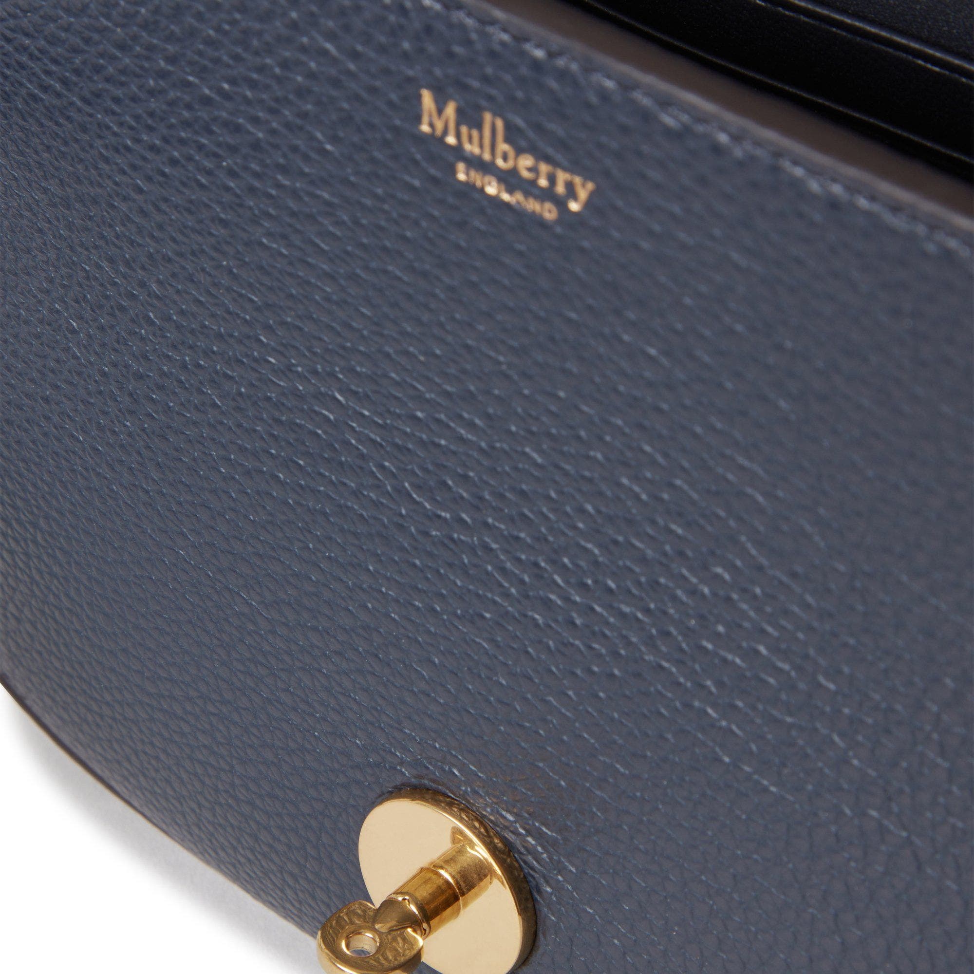 Mulberry Small Darley Leather Satchel, Alternate, color, Night Sky