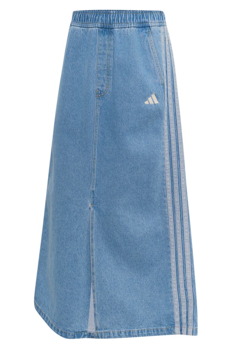 Denim Maxi Skirt, Alternate, color, CRYSTAL SKY