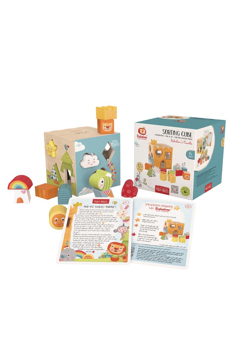 Bababoo and friends<sup>®</sup> Bababoo Lion Castle Sorting Cube, Alternate, color, Multi / Orange