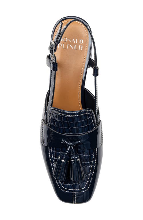 Donald Pliner Tassel Slingback Pump In Blue