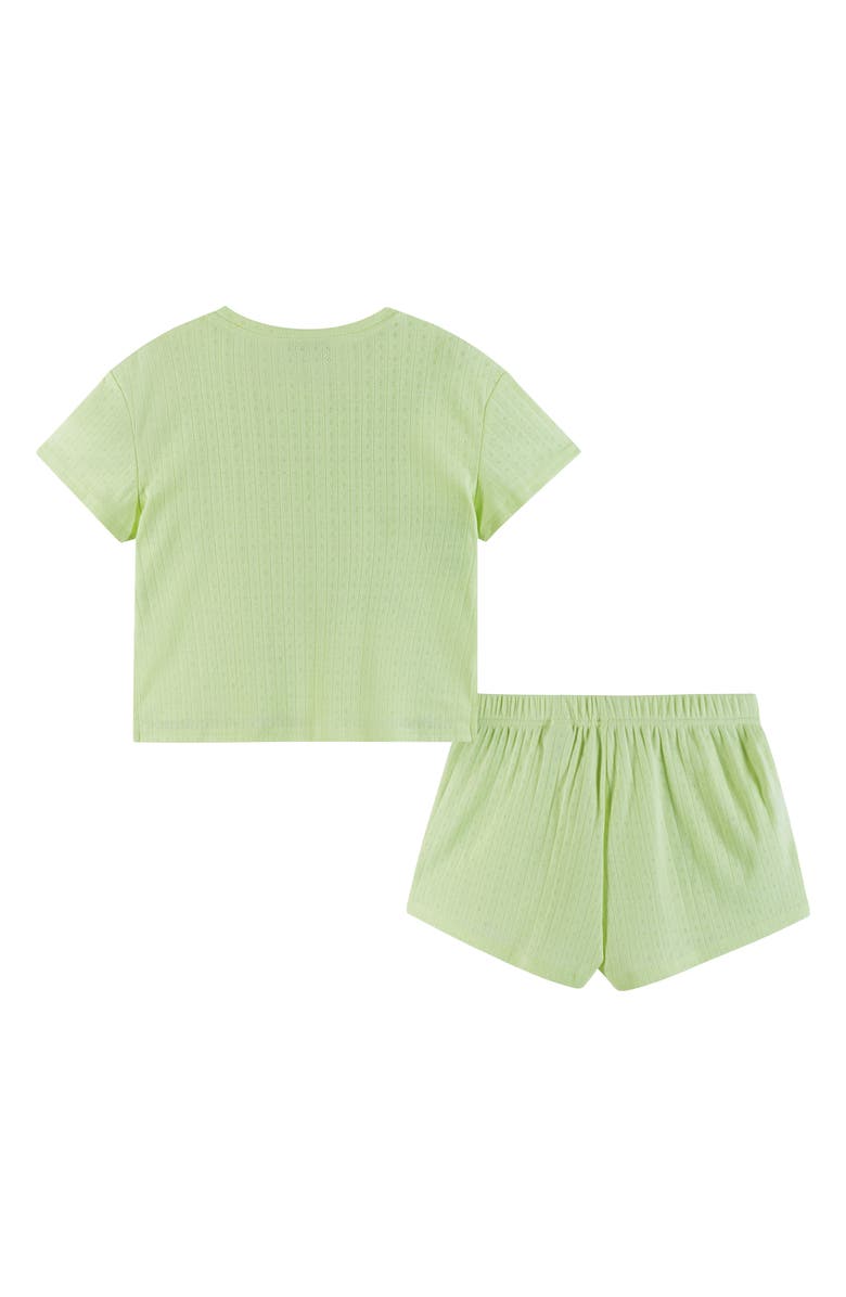 Andy & Evan Kids' Pointelle Cotton Short Pajamas, Alternate, color, Lga