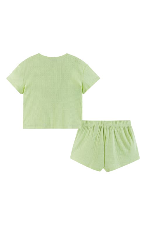 Andy & Evan Kids' Pointelle Cotton Short Pajamas In Lga
