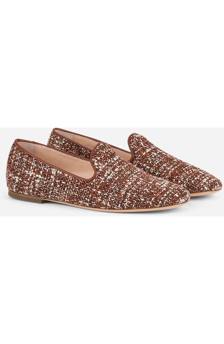 AGL Melange Loafer, Alternate, color, Tweed Brown