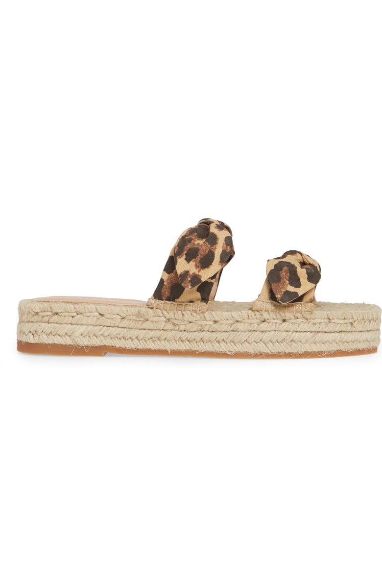 Loeffler Randall Daisy Knot Espadrille Slide Sandal, Alternate, color,