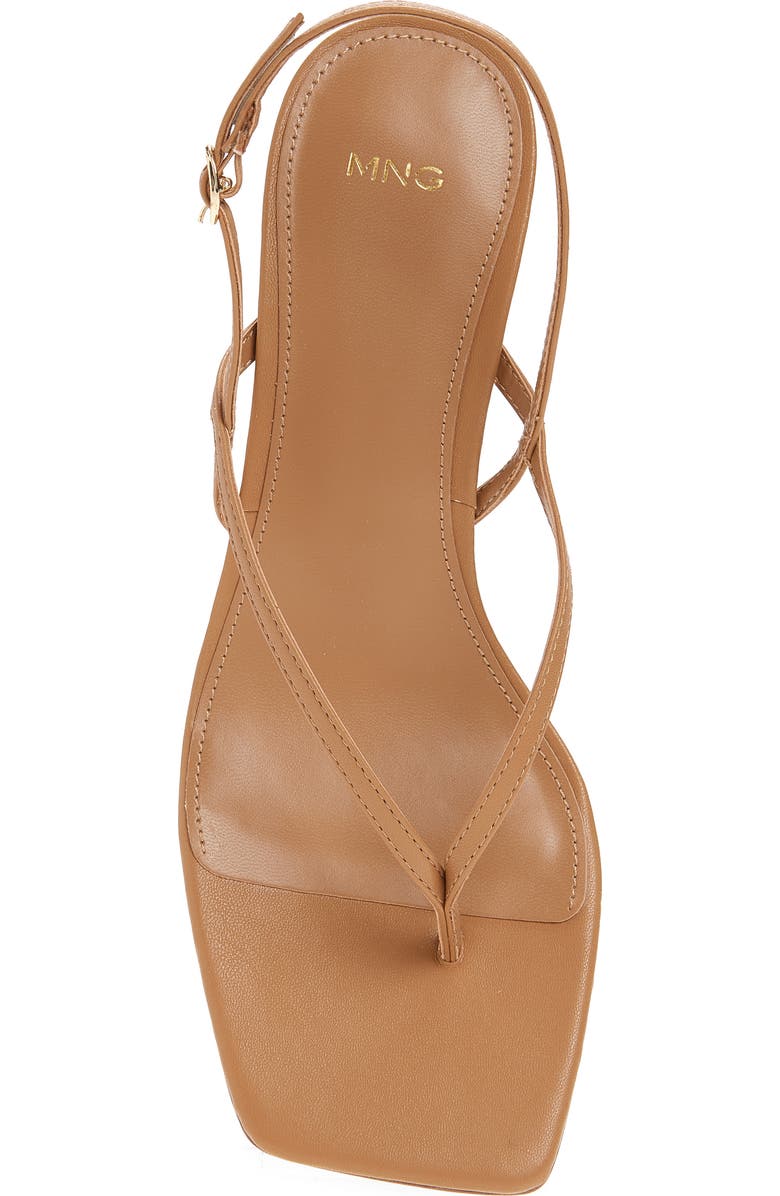 MANGO Ross Sandal, Alternate, color, Caramel
