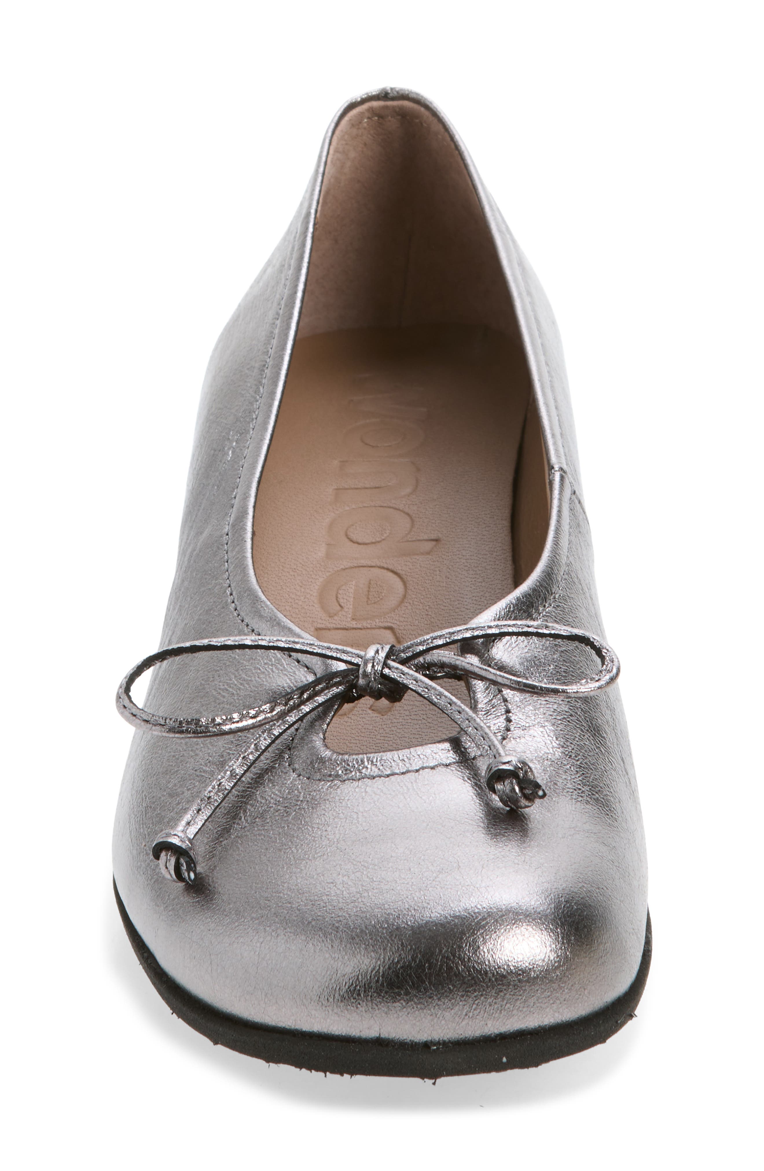 Block Heel Pump, Alternate, color, SILVER