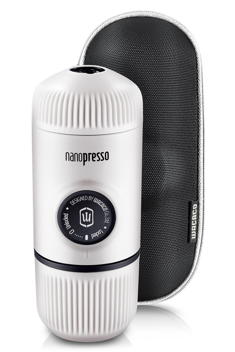Nanopresso Portable Espresso Maker, Main, color, CHILL WHITE
