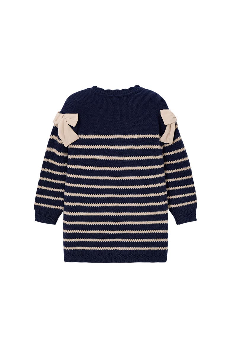 Striped Dress, Alternate, color, Navy