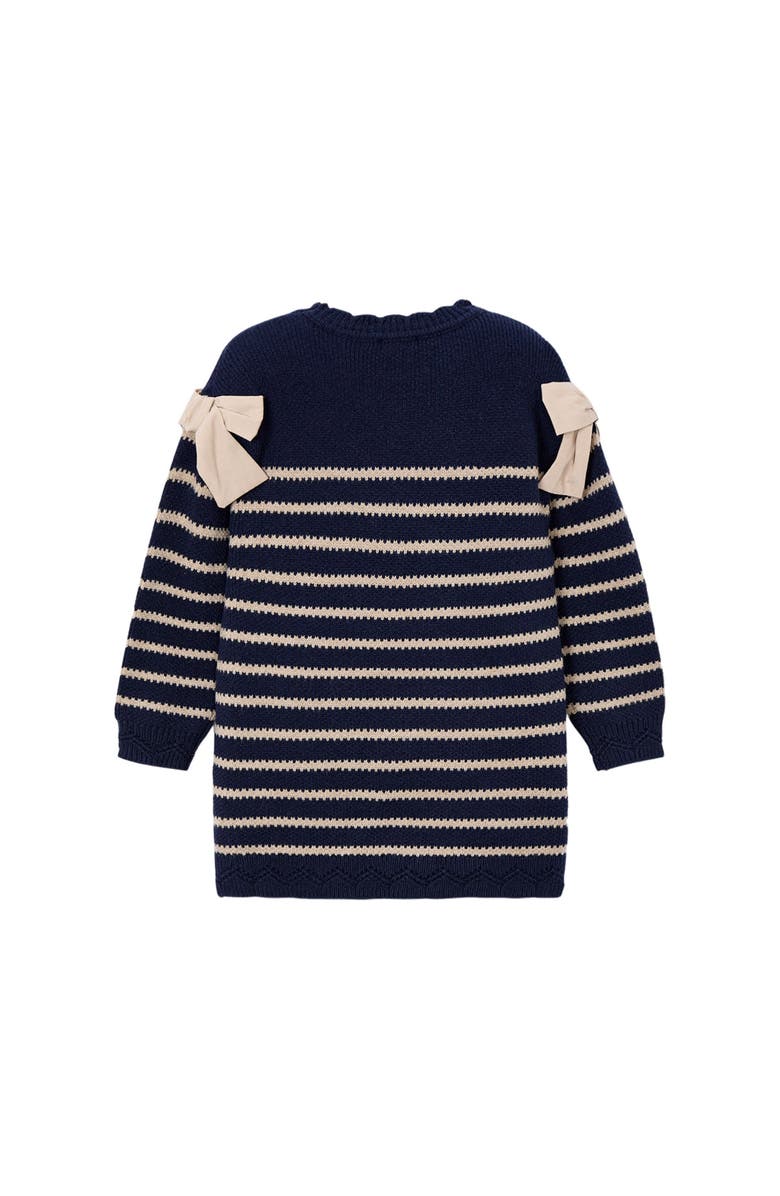 Mayoral Striped Dress, Alternate, color, Navy