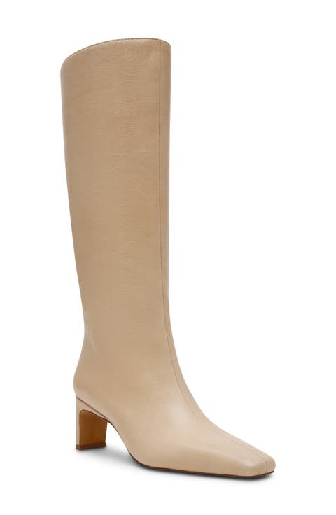 Jendi Leather Knee High Boot