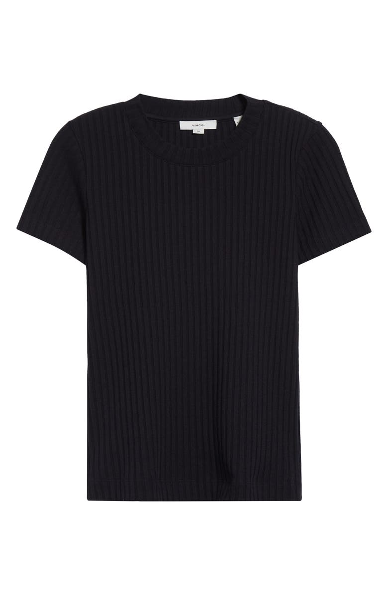 Vince Rib Crewneck Top, Alternate, color, Coastal Blue