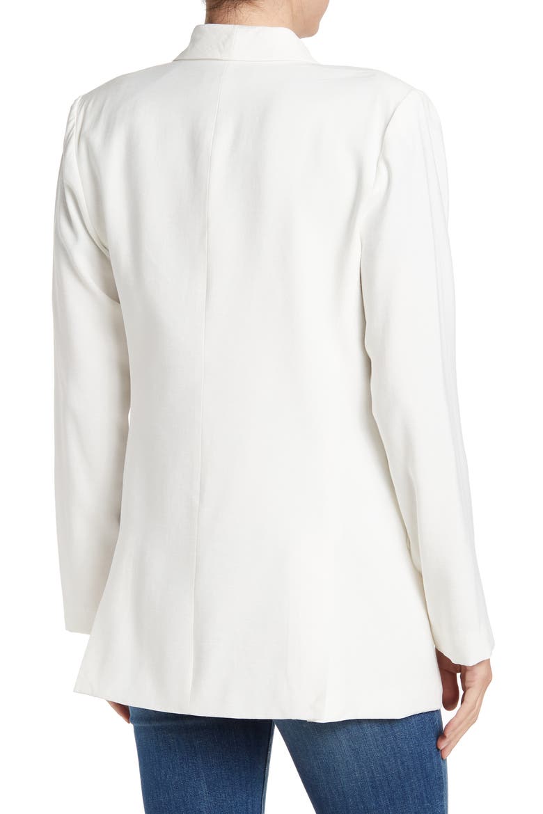 One-Button Blazer, Alternate, color, IVORY