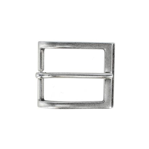 35mm Solid Brass Italian Classic Arched Rectangular Harness Belt Buckle