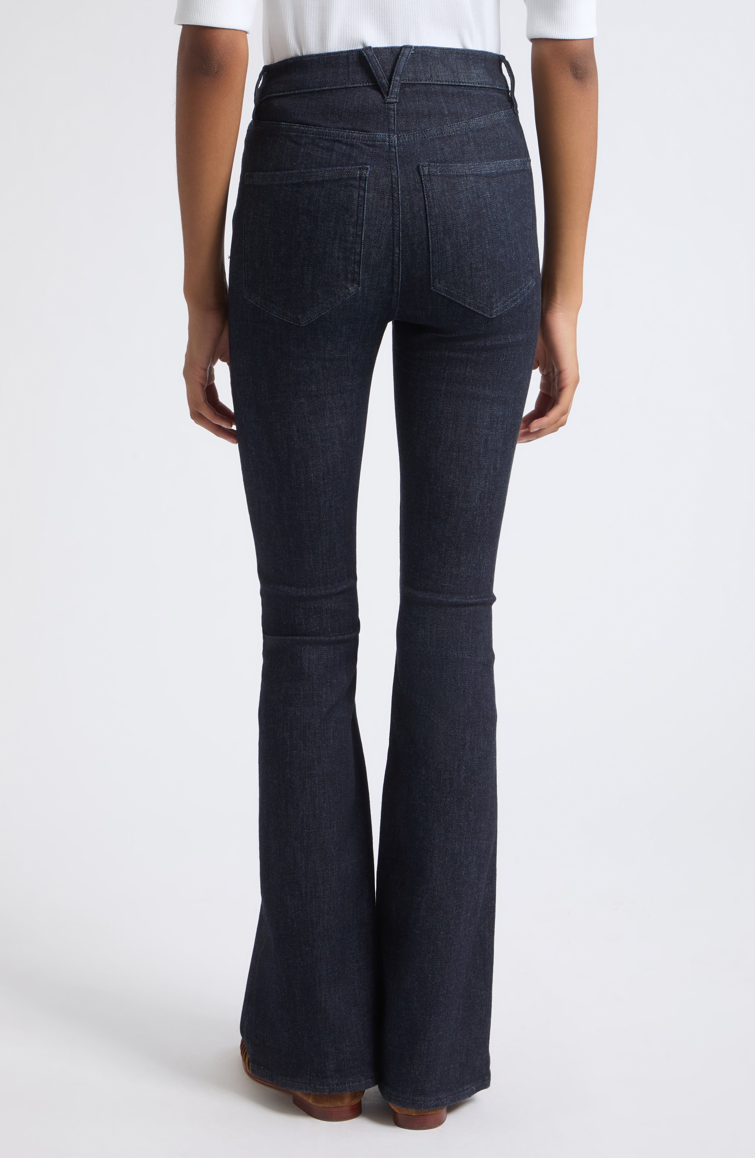 Veronica Beard Beverly High Waist Skinny Flare Jeans (Women) | Nordstrom