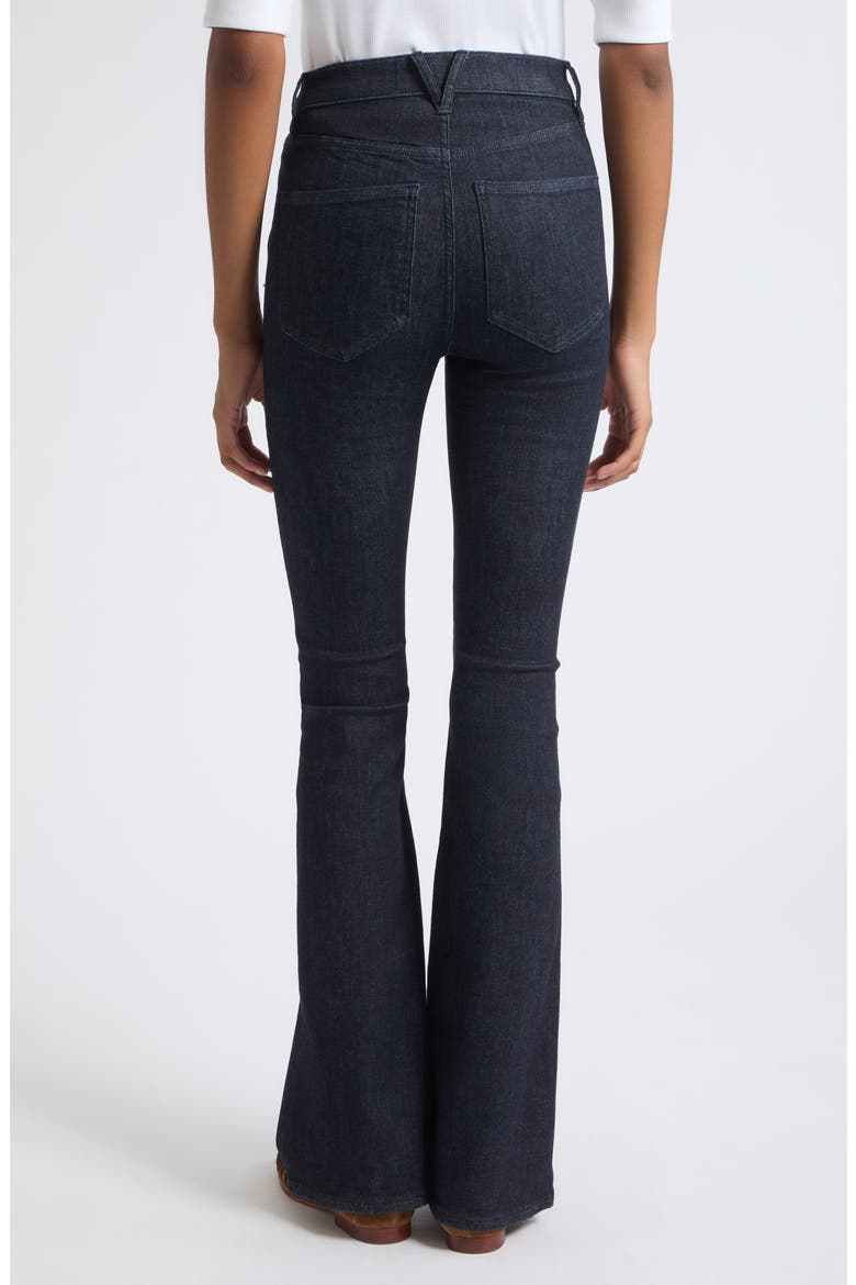 Beverly High Waist Skinny Flare Jeans, Alternate, color, INDIGO RINSE