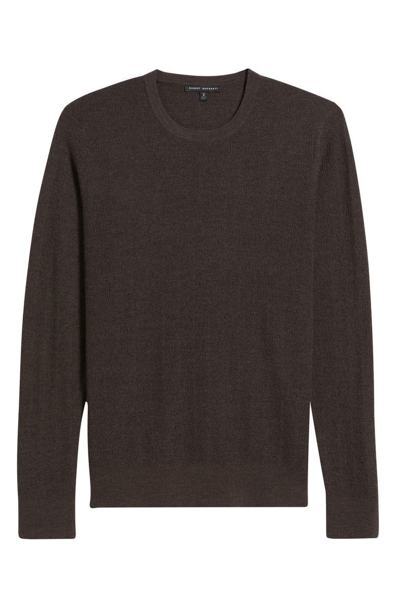 Robert Barakett Watertown Merino Wool Sweater, Alternate, color, Brown