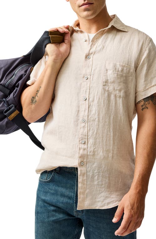 Rodd & Gunn Palm Beach Sports Fit Shirt In Natural