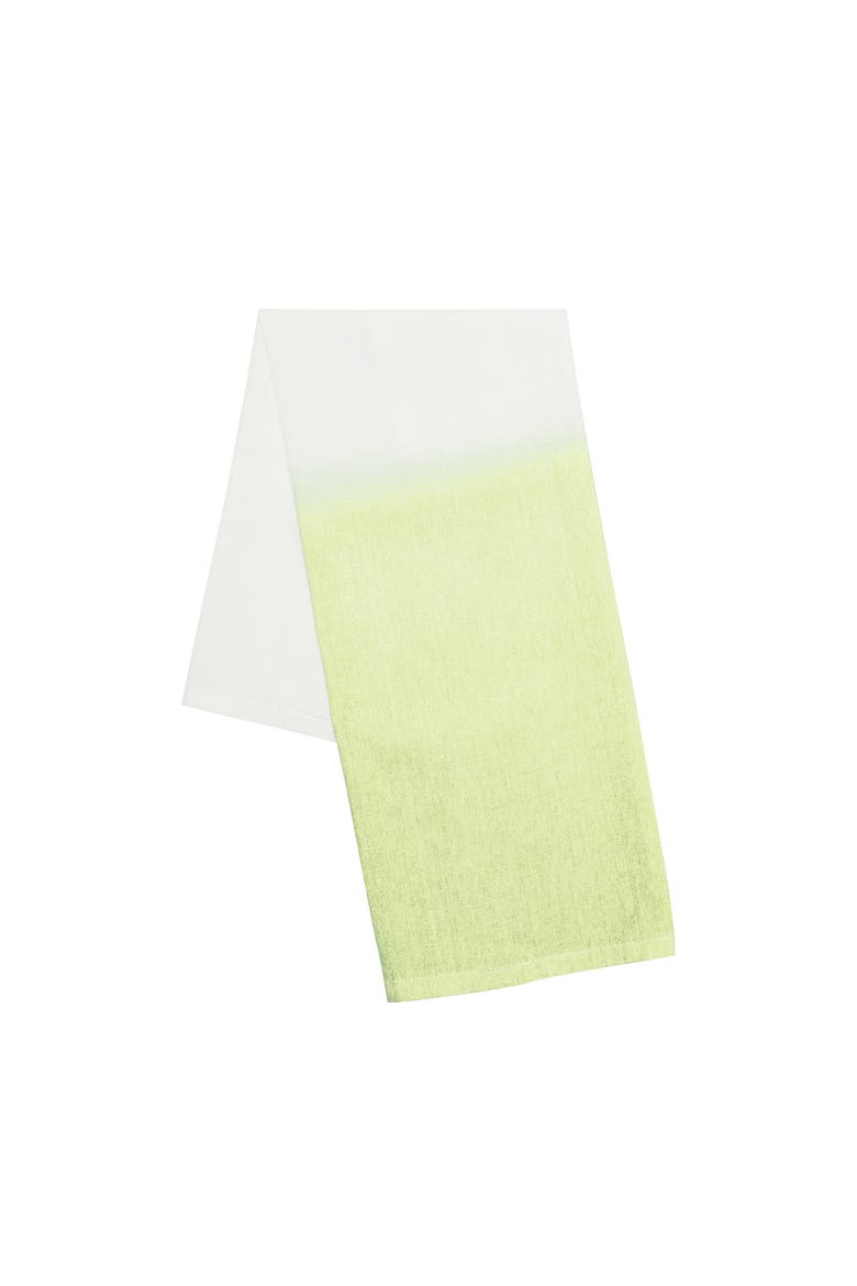 Aster Citron Dishtowel, Main, color, Green