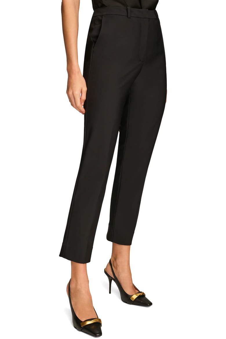 Slim Ankle Pants, Alternate, color, BLACK