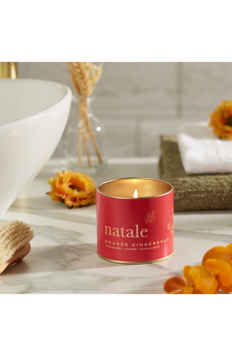 VIA MERCATO Natale Orange Gingersnap Candle, Alternate, color, Red