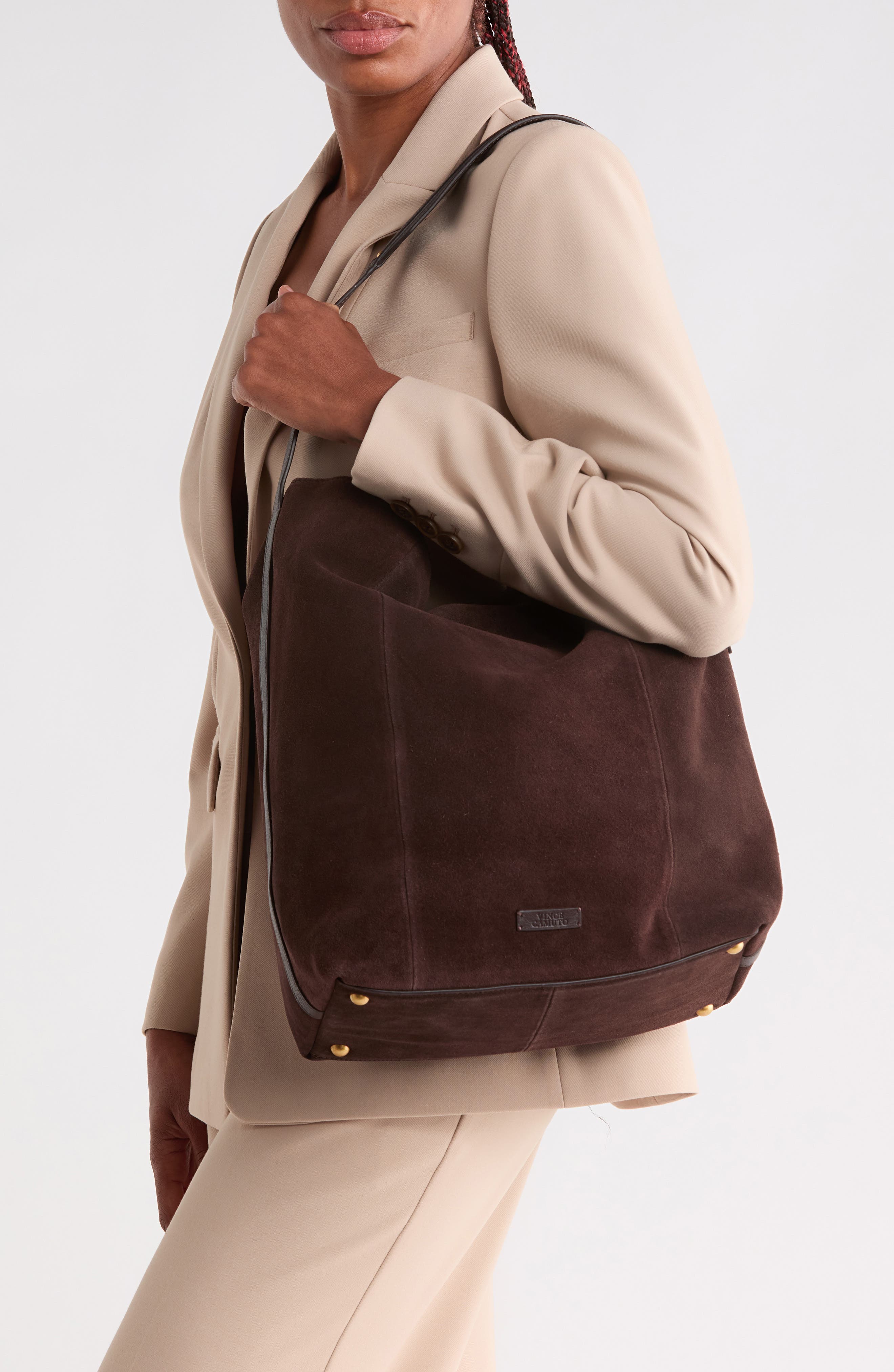 Nelly Suede Hobo, Alternate, color, BROWNIE COW SUEDE KOREAN NAPPA