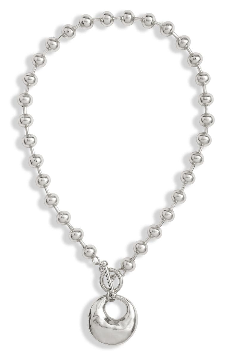 Karine Sultan Large Pendant Necklace, Main, color, 