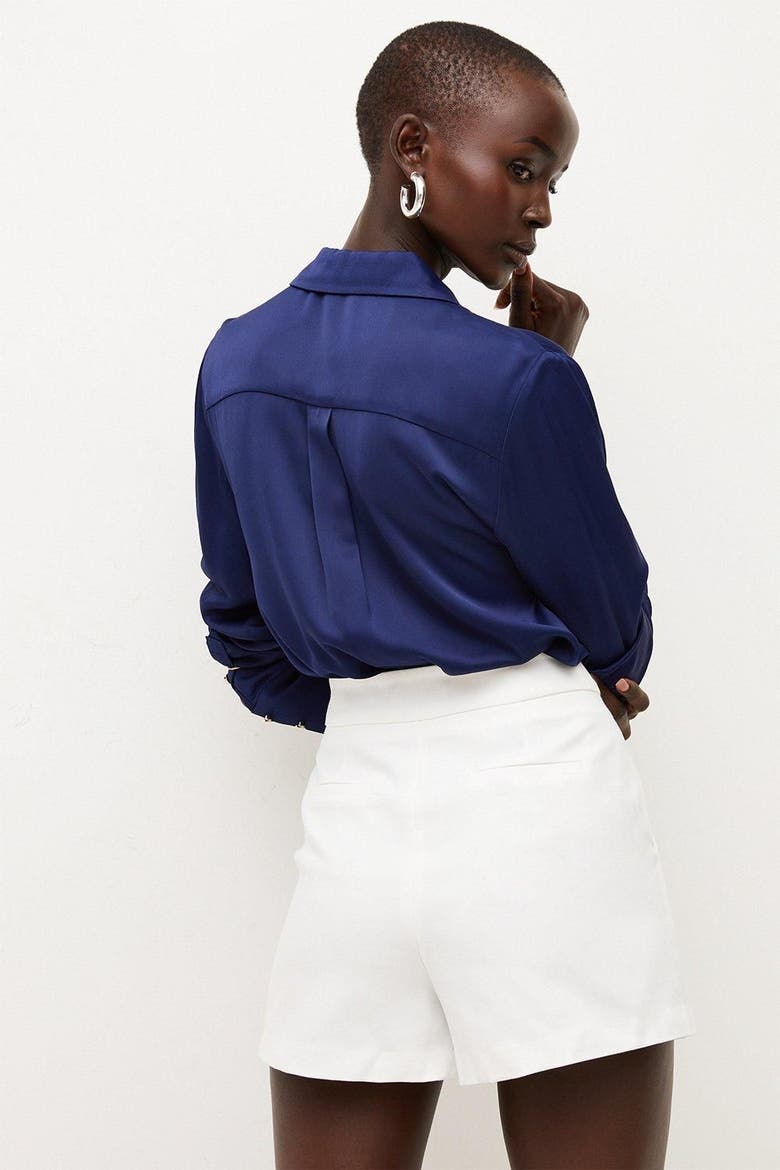 Tech Woven Shorts, Alternate, color, Ivory