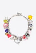 BIMBA Y LOLA Hearts Multicharm Necklace