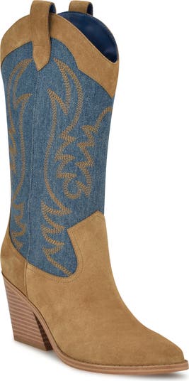 【大特価】Nine West Keeks Western ブーツ Amazon.com | Nine West Women's Keeks3 Boot, White/Black 140