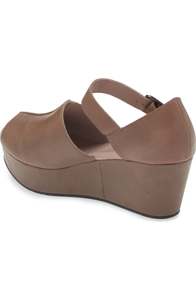 Chocolat Blu Wawa Platform Wedge Sandal, Alternate, color, Grey Leather