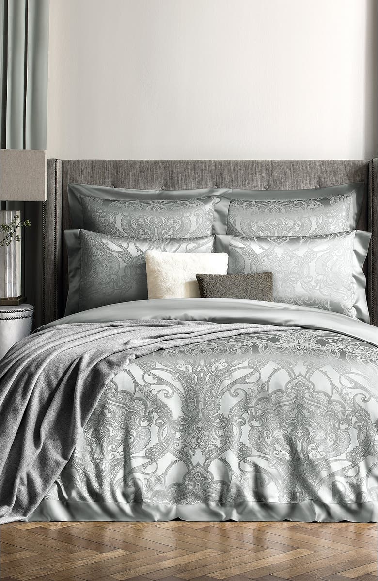 Togas Somerset Duvet Cover, Alternate, color, Grey