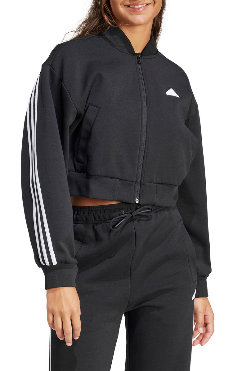 adidas Future Icons 3-Stripes Bomber Jacket, Main, color, 