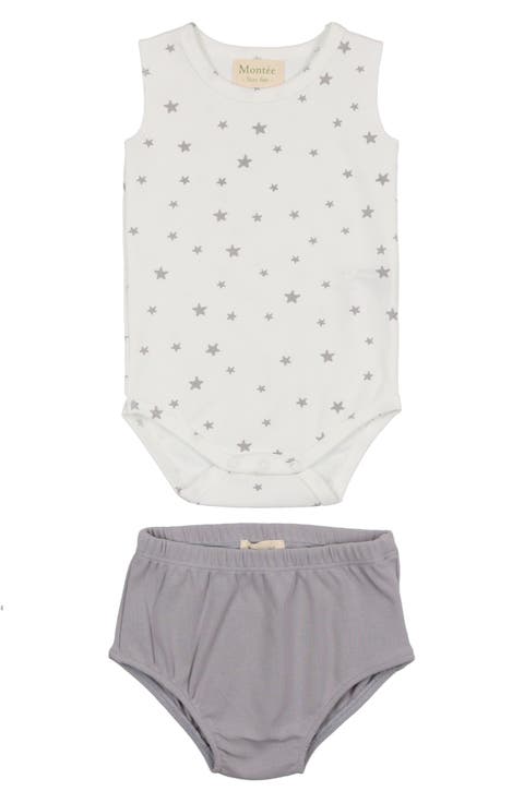 Cotton Tank Top 
Bloomers Set (Baby)