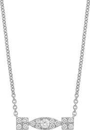 Bony Levy Maya Diamond Cluster Bar Pendant Necklace