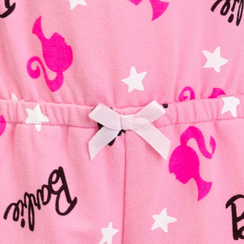 Barbie Sleeveless Skater Romper In Pink