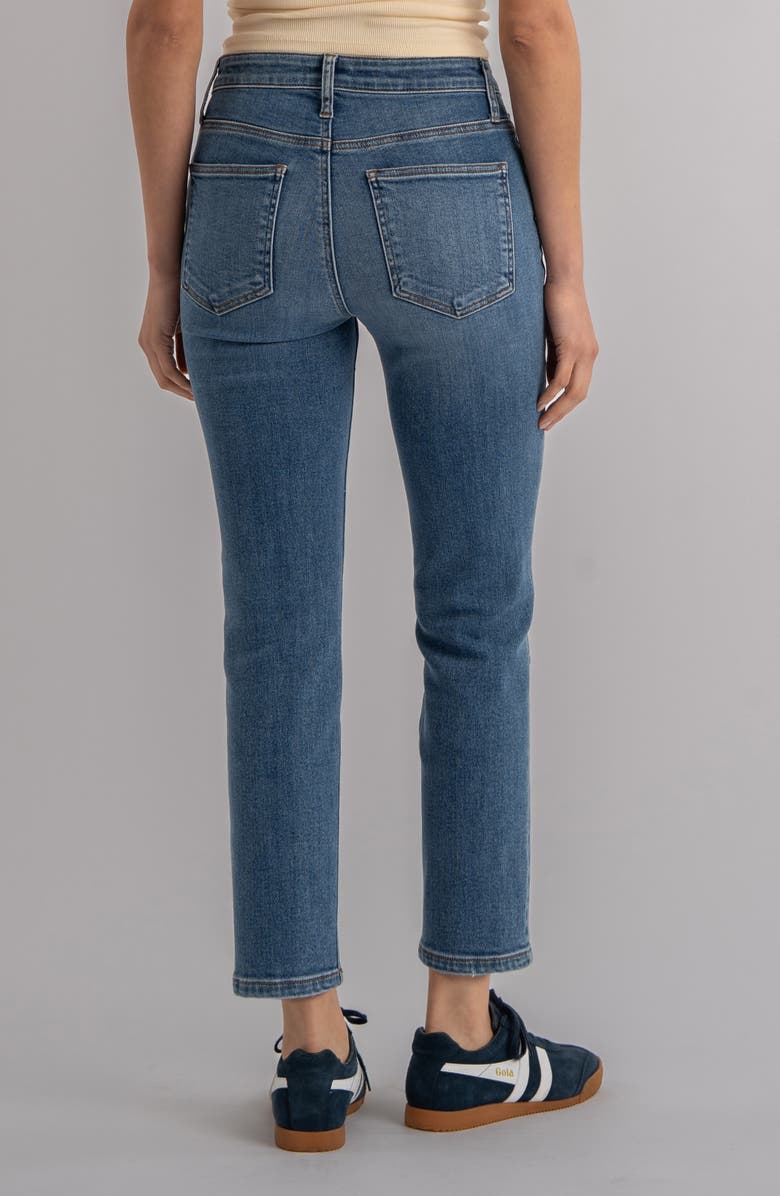 KUT from the Kloth Rachael Fab Ab High Waist Crop Mom Jeans, Alternate, color, 