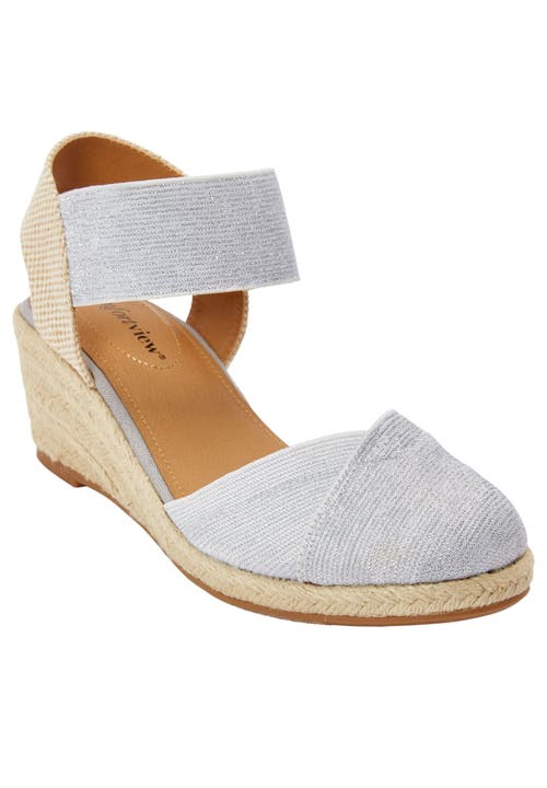 Comfortview The Abra Espadrille In White