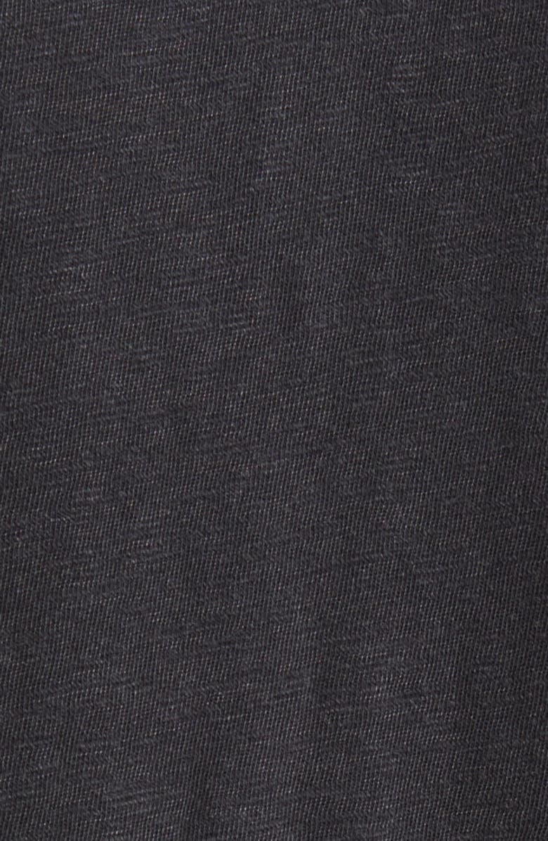 John Varvatos Arvon Cotton Snap-Up Western Shirt, Alternate, color, Mineral Blk