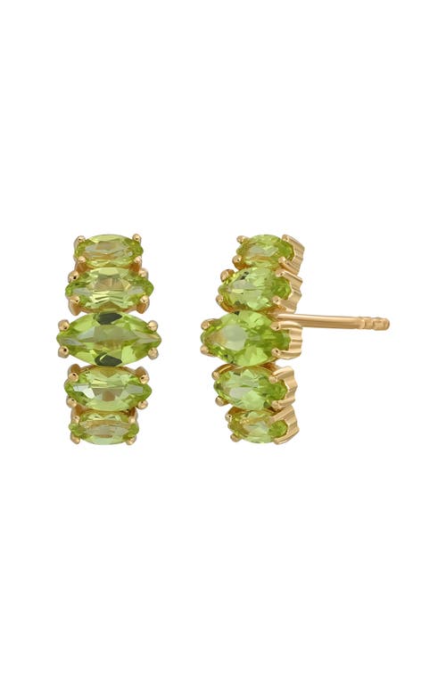 Bony Levy BLC Peridot Stud Earrings in 14K Yellow Gold - Pe 