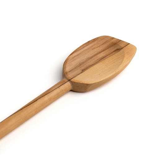 Berard Handcrafted Olive Wood 12 Inch Pointed Spoon In Brown