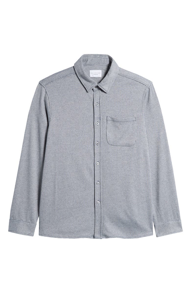 7 Diamonds Generation Knit Button-Up Shirt, Alternate, color, Blue