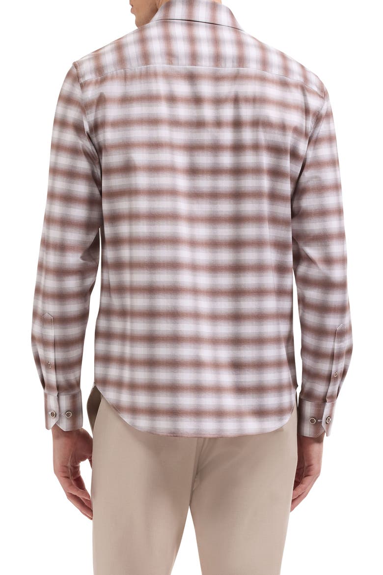 James OoohCotton® Plaided Performance Shirt, Alternate, color, SIENNA