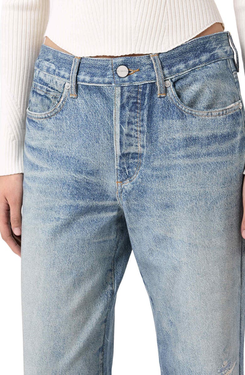 AllSaints Kai Terry Trousers, Alternate, color, Illusion Indigo