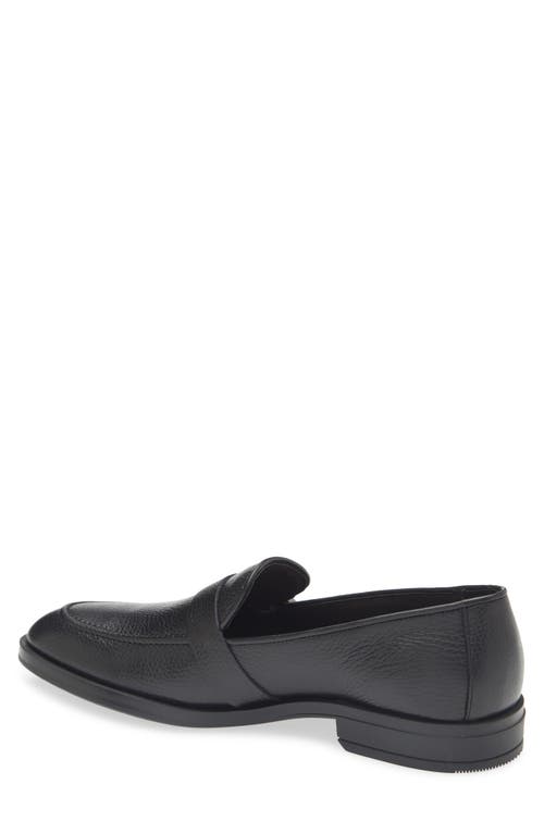 Bruno Magli Pablo Buckle Strap Loafer In Black Tumbled