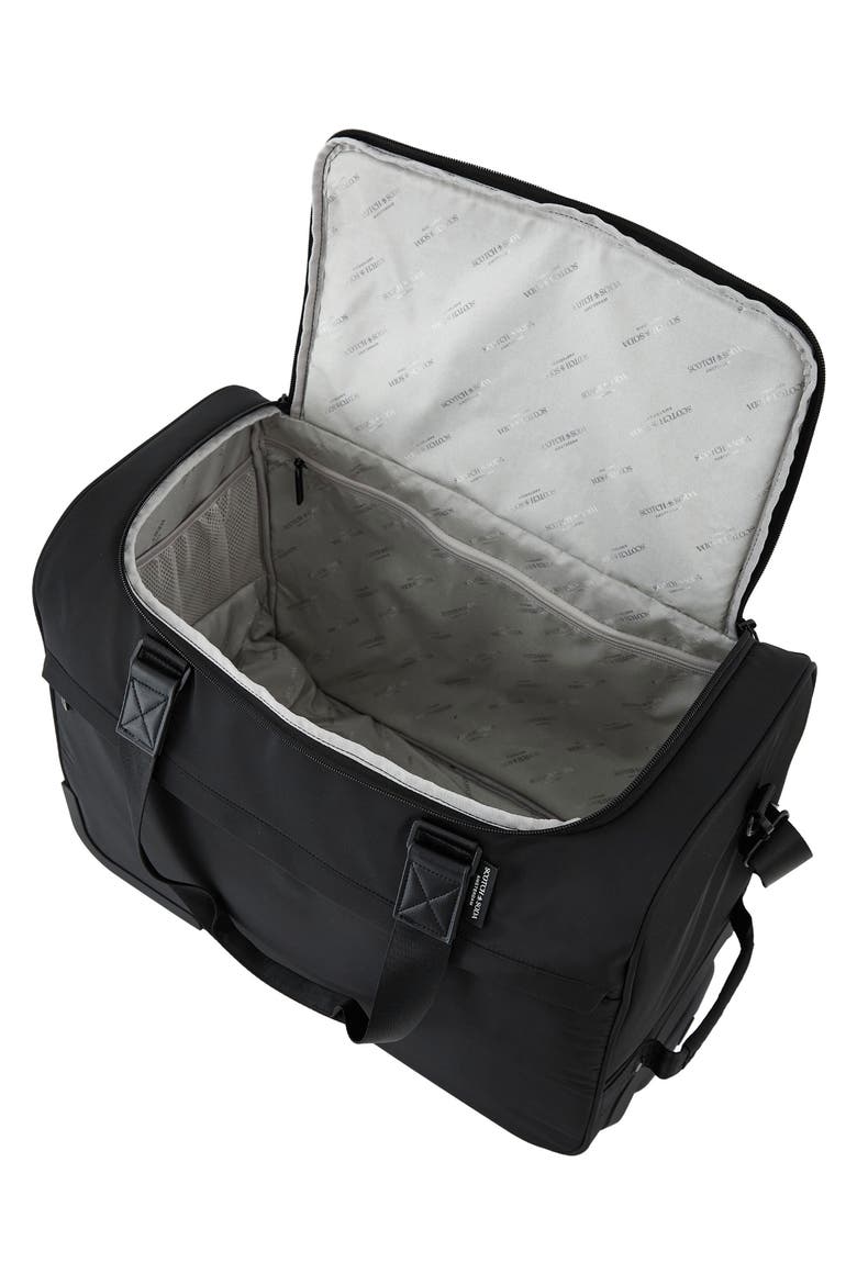 Eindhoven Rolling Weekender Bag, Alternate, color, BLACK