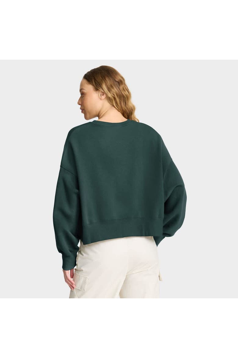 Women's Nike Green Michigan State Spartans Oversized Phoenix Arch Pullover Sweatshirt, Alternate, color, Green