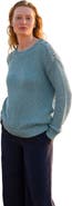 Celtic & Co. Slub Knit Button Detail Sweater