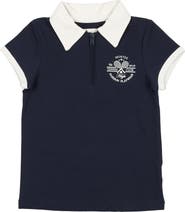 Manière Kids' Tennis Club Short Sleep Polo