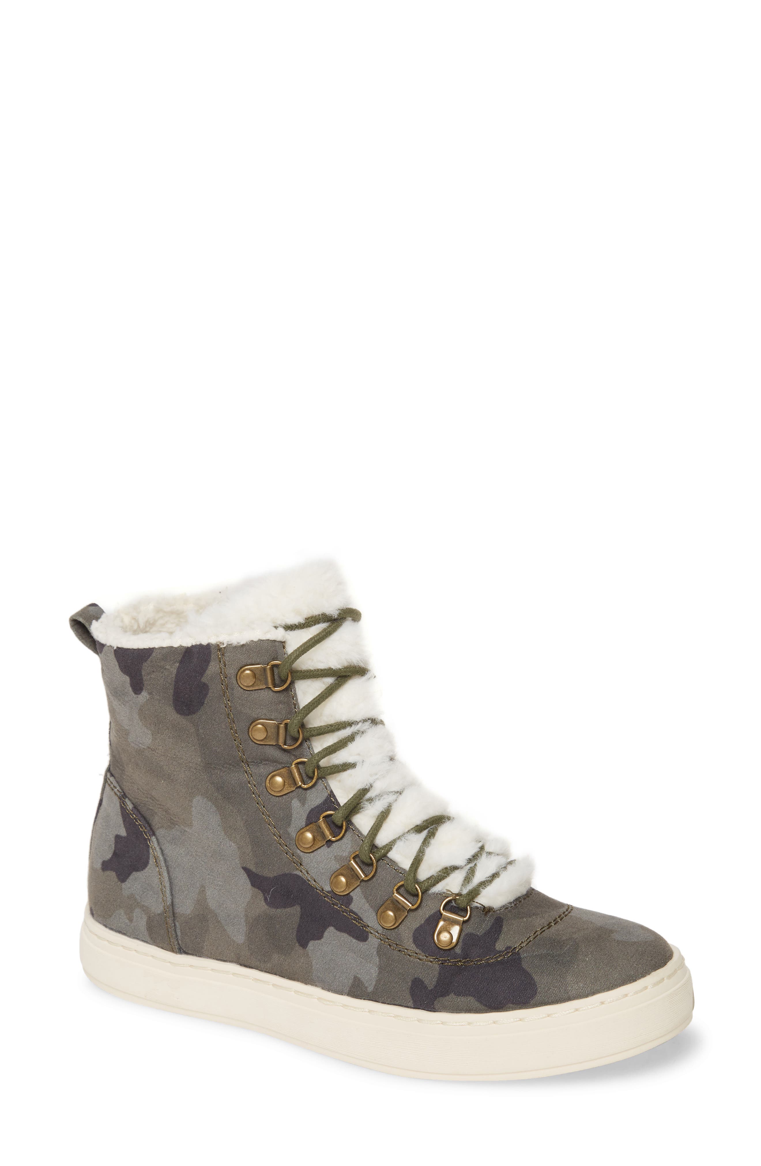 Take a Hike High Top Sneaker, Main, color, CAMO