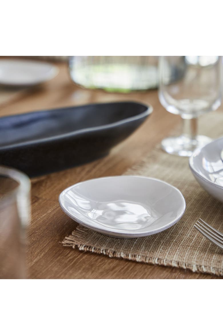 Livia Set/6 oval plates, Alternate, color, White